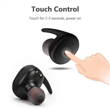 Y30 TWS Bluetooth-Traadita Kõrvaklapid, In-Ear Kaasaskantav Touch Veekindel Peakomplekt 3D Stereoheli Earbuds Koos Laadimise Kasti