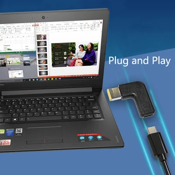 Sülearvuti toiteplokk Liides Dc Pistik-USB-C Tüüpi Naine, et Universaalne Mees Jack Converter for Hp Dell Asus Acer Lenovo Sülearvuti