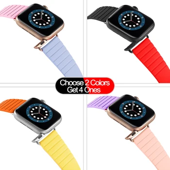 Tõesti halb DIY Silikoonist Rihm Apple Watch 6 5 4 3 SE bänd 40mm 44mm 38mm 42mm smartwatch käepaela Sport käevõru iWatch serie
