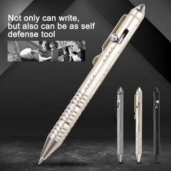 Taktikaline Kaasaskantav Riigikaitse Pen Klaas Kaitselüliti Väljas EDC Pen Tool Volfram Terase Polt Lüliti kinkekarbis