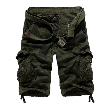 Meeste lühikesed püksid suvel Kamuflaaž Lasti Meeste lühikesed Püksid Lahe Suvi Sõjalise Camo Lühikesed Püksid Hot Müük Homme Cargo Püksid