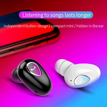 Kõrvaklapid Laadimise Kasti Traadita Kõrvaklappide Stereo Sport Veekindel Earbud Ühe Peakomplekt Koos Mikrofoniga Bluetooth-ühilduva