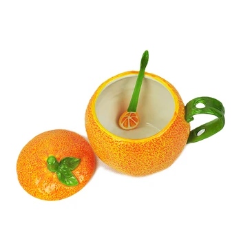 2019 shipping puu-maasika kruus Suure jõudlusega apelsin arbuus keraamiline piima tassi Kohvi Tassi teacup isiksuse kingitus CL90322
