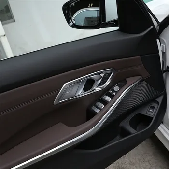 BMW 3 Seeria G20 G28 325 2020 Tarvikud Auto Sisemine Ukse Käepide Trim Raami Kaas ABS Plastikust Liistud Car Styling Teenetemärgi