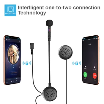 Fodsports Mootorratta Kiivri Peakomplekti ja Traadita Bluetooth BT 5.0 Kõrvaklappide FM stereo A2DP muusika Kõlar mootorratta tarvikud