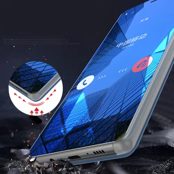 Smart Mirror Flip Case For Xiaomi Redmi Lisa 5 Pro Juhtudel Etui Nahast Telefoni Kate Redmi Lisa5 Pro Magnetic Juhul RedmiNote5Pro