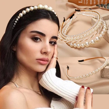 2020. Aasta Suvel Uus Elegantne Täielik Pärl Hairband, Armas Peapael Juuksed Kõvadele Omanik Ornament Peapael,Naiste Mood Juuste Aksessuaarid
