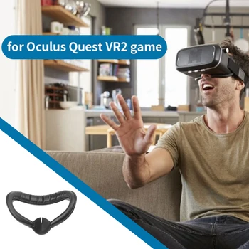 VR Silma Katta Nahk VR Klaas Kaas Anti-slip Sweatproof Objektiivi Kaitsja Asendamine Oculus Quest 2 Viimane Upgrade tüüp