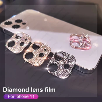 Diamond Kaamera Objektiiv Protector Case For IPhone 12 Pro 11 Pro Max 12 Mini Läikiv Täis Ekraani kaitsekile iPhone 12Pro 11Pro