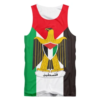 UJWI Rahu Palestiina Meeste Vest Kogu Trükitud tank top Moe Poiss vest Suvel Logo Vaba Palestiina ülepaisutatud s-6XL