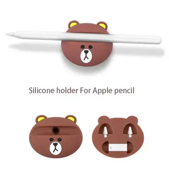 Naljakas cartoon pokeball Silikoon Pliiatsi alus Apple Pliiats 1 silmus 2. Põlvkonna Touch Pen Pliiatsiga baasi mahtuvuslik tarvikud