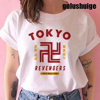 Jaapani Anime Tokyo Revengers T-Särk Meestele Kawaii Harajuku Manga Graafiline Tees Anime T-särk Unisex Suvel Tops Tshirt Mees Tees