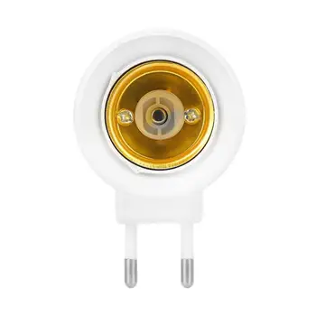 E27 LED Lamp Omanik Converter Lamp Omanik Pirn Adapter Converter + Nupp on/OFF Lüliti 1tk