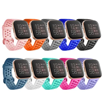 Eest Fitbit Vastupidi 2/Vastupidi/Vastupidi Lite Asendamine Rihm Poorne Hingav Sport Silikoon Watchband Mehed Naised Smartwatch Rihm