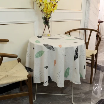 Puuvillane Linane Laudlina Ring Põhjamaade valge lehemuster Köök laudlina Tee Tabel kohvi Kodus Pulm Uue Aasta kaunistused