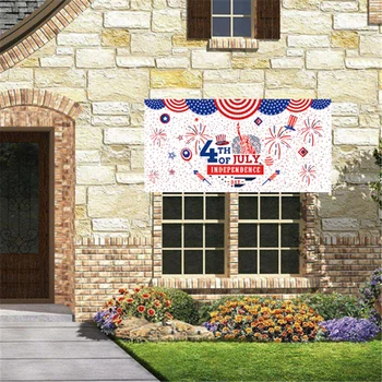 4. juuli on Ameerika iseseisvuspäev Aastapäeva Home Decor Banner Tõmba Lipp 180cmx90cm 2021 Ameerika iseseisvuspäeva Pidu