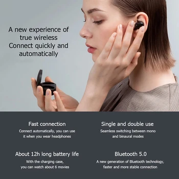 Eest Xiaomi Redmi Airdots 2 Airdots S Earbuds Müra Vähendamise TWS Traadita Bluetooth-Kõrvaklapid Kõrvaklapid Xiaomi ametlik