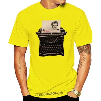 Mõrv Kirjutas Ta / Angela Lansbury / Kirjutusmasina T-Särk Print T-Särk Meeste Lühikesed Varrukad Kuum Tops Tshirt Homme