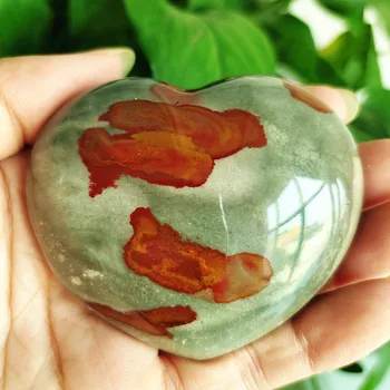 Looduslikud mere kivi süda crystal kivi mineraalse isend crystal ston