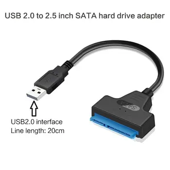 USB 3.0/2.0/C-Tüüpi 2,5 Tollise SATA Kõvaketta Adapter Converter Cable for 2.5