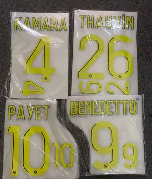 2020. aasta 3. Ära Kamara Thauvin Payet Benedetto Nameste Kohandada Nimi Number Trükkimine Jalgpall Plaaster Badge)