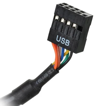 1tk Emaplaadi Päise Adapteri Juhe Kõrge Kvaliteedi 19/20 Pin USB 3.0 Naine, Et 9-Pin USB 2.0 Male