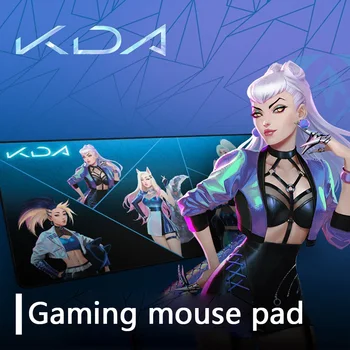 Logitech KDA Limited Edition Mouse Mat G840 K/DA Gaming Mouse Pad Suur Klaviatuur Laua Matt LOL PUBG Cyperpunk 2077 Gamer XL