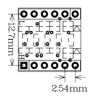 10tk 4 Kanalit IIC I2C Loogika Tasandil Converter Bi-Directional Moodul 3.3 V 5V Käigukangi Arduino jaoks