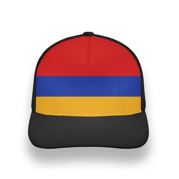 ARMEENIA mees vaba custom made printida foto Valge sinine must punane tees käe riik unisex müts armeenia rahvas lipu poiss baseball cap