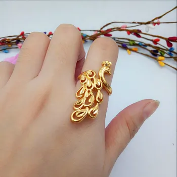 Daamid Vintage Gold Paabulind Avatud Ring Reguleeritav 3D-Loomade Kinnitus Rõngas Võlu, Võlu Pulm Lubadus Rõngas