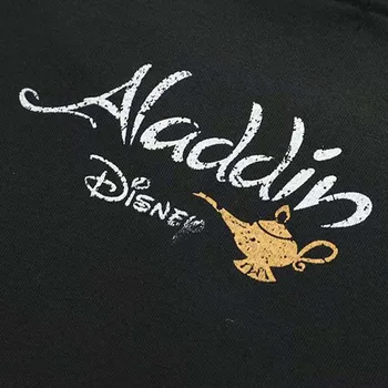 Disney Mood Aladdin Printsess JASMINE Peace Kirjaga Prindi Harajuku Naiste Džemper Sviitrid O-Kaeluse Vabaaja Pika Varrukaga Top