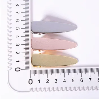 6tk/palju 5.5-8cm Kõrge kvaliteediga metall harjatud juuksed clip erisoodustuse klipp, lihtne INS tahke tilk part clip headdress tarvikud