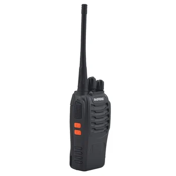 2tk/lot BF-888S baofeng walkie talkie 888s UHF 400-470MHz 16Channel Kaasaskantav kahesuunaline raadio koos kuular bf888s transiiver
