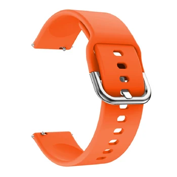 Rihma Huami Amazfit GTS 20mm Smart Watch Puhas Värv Hõbedane Pannal Värv TPÜ Rihm, Silikoon Käepael Käevõru Asendamine