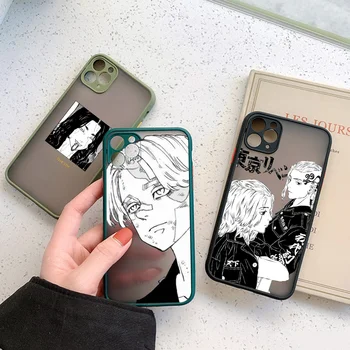 Tokyo Revengers Telefon Case For IPhone 12 11 Pro Max X-XR, XS Max 7 8 Plus Candy Värvi Coque Funda Anime Kate