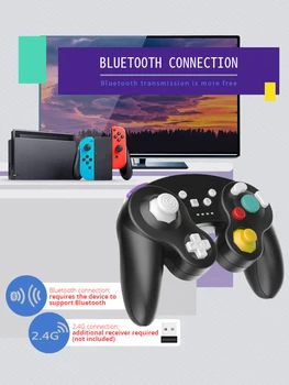 Wireless Gamepad Jaoks Voor Nintend Voor Gamecube Kontroller Voor Nintendo Lüliti/PC/TV Box/PS3 Voor Juhtnuppu Joypad KUUM