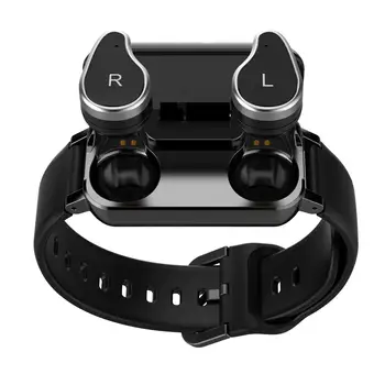2021 Uus T89 TWS Värviga Ekraan, 2-in-1 Bluetooth Käepaela Kõrvaklapid Ühe Touch Tugi Kõne, Muusika, Sport Peakomplekt Smart Vaadata