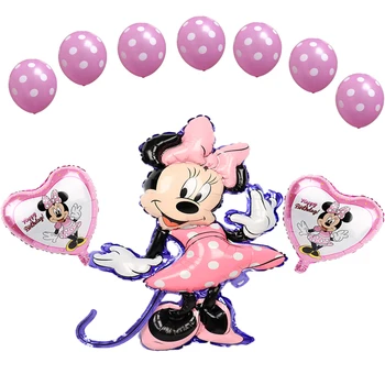 1set Miki Minni Hiirt, Õhupallid Disney Cartoon Foolium Õhupalli Baby Shower Sünnipäeva Teenetemärkide Lapsed Klassikaline Mänguasjad, Kingitused