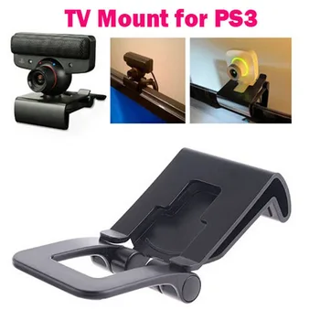 PS EYE TV Klipp Mount Omanik Seista PS3 MOVE Xbox Kaamera Mängud Töötleja Fikseeritud Bracket Kaamera Cam Tarvikutega Must