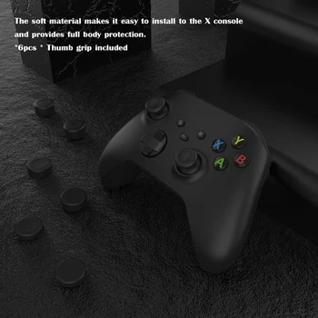 Tolmukindel Võrgusilma Filter Jack Korgiga Kit Hõlmavad Xbox Seeria X Mängukonsool Silikoon Tarvikud Silikoon Pistikud Pack Protector