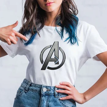 Marvel Tshirt Anime Hämmastav Spiderman Avengers Tee Särk Graafiline T-Särk Naiste Lühikesed Varrukad Dropship Tee Tops