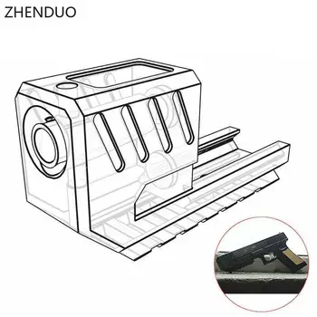 ZHENDUO SKD G18 3D-Printimine Hop Up Mänguasi relv Tarvikud, Tasuta Shipping