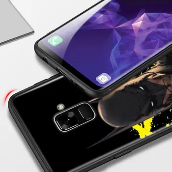 Tume kangelane Batman Samsung Galaxy A9 A8 Star A8S A7 A6 A6S A5 A3 Pluss 2018 2017 2016 A750 Musta Telefoni Puhul