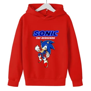 Poisid Hupparit Dressipluus Sonic Laste Kapuutsiga Teismelistele Tüdrukutele Kostüüm Suvel Väike Puuvill Sweatershirt Püksid