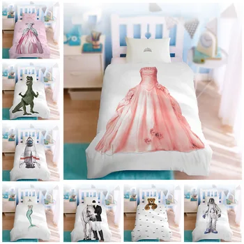 3D Mood loovust digitaaltrükk 2/3pc tekk katab padjapüür voodi komplekt leht tekk katab voodipesu komplekt Twin Kuninganna Kuningas