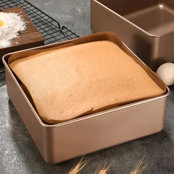 Nonstick Baking Pan Kook Hallituse Square Kook Baking Pan Kuldne Süsinikterasest Hallituse Grill Leib Hallituse