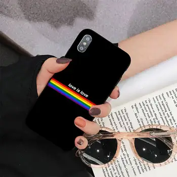 TOPLBPCS Gay Lesbi homo -, bi-Vikerkaar Uhkus Telefon Case for iPhone 8 7 6 6S Pluss X 5S SE 2020 XR 11 12 pro XS MAX