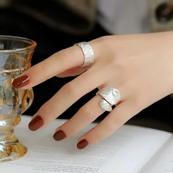 Korea Avatud Reguleeritav Ebaregulaarne Ketid sõrmustes Naiste abielusõrmus Ehted ystävänpäivä KINGITUS