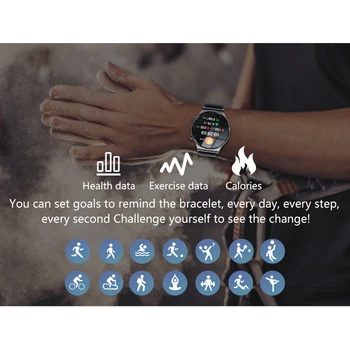 I19 Smart Watch Mehed Naised Sport Kell, Bluetooth Kõne Südame Löögisageduse Wristbands Toetada MP3-Pleier Ühendada IOS Android