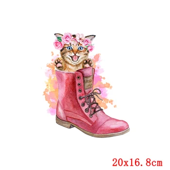 Värvikas Loomade Kass soojusülekande Rõivaste Raud Armas Ükssarvik Ülekanded Riided Applique Kleepsud Diy T-särk